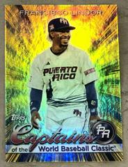 Francisco Lindor [Gold Rainbow] Baseball Cards 2023 Topps World Captains of the Classic Prices