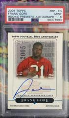 Frank Gore #RP-FG Football Cards 2005 Topps Rookie Premiere Autograph Prices