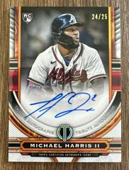 Michael Harris II [Orange] #TA-MH Baseball Cards 2023 Topps Tribute Autographs Prices