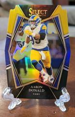 Aaron Donald [Black Gold Die Cut] #120 Football Cards 2021 Panini Select Prices