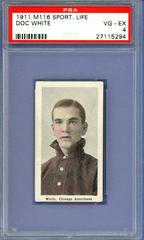 Doc White Baseball Cards 1911 M116 Sporting Life Prices