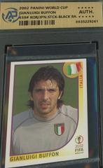 Gianluigi Buffon [Black Back] Soccer Cards 2002 Panini World Cup Korea Japan Stickers Prices
