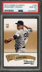 Masahiro Tanaka Baseball Cards 2014 Panini Classics Prices