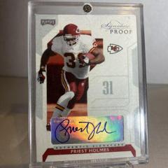 Priest Holmes [Signature Proof Silver] #47 Football Cards 2006 Playoff NFL Playoffs Prices