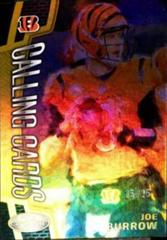 Joe Burrow [Gold] #CALL-20 Football Cards 2023 Panini Certified Calling Prices