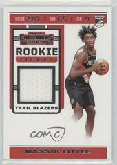 Nassir Little #RTS-NSL Basketball Cards 2019 Panini Contenders Rookie Ticket Swatches Prices