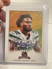 Michael Carter [Signature Blue] Football Cards 2021 Panini Chronicles Gridiron Kings Prices