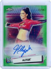 Aliyah [Green Refractor] Wrestling Cards 2021 Topps Chrome WWE Autographs Prices
