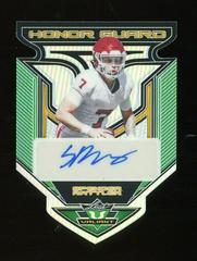 Spencer Rattler Football Cards 2022 Leaf Valiant Autographs Honor Guard Prices