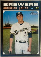 Christian Yelich [Missing Signature] Baseball Cards 2020 Topps Heritage Prices
