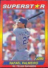 Rafael Palmeiro Baseball Cards 1992 Score Superstars Prices