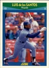 Luis de la Santos #100 Baseball Cards 1990 Score Rising Stars Prices