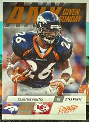 Clinton Portis [Orange] #16 Football Cards 2022 Panini Prestige Any Given Sunday Prices