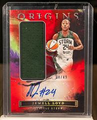Jewell Loyd [Red] #JA-JWL Basketball Cards 2023 Panini Origins WNBA Jersey Autographs Prices