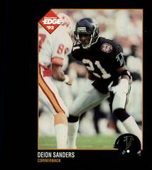 Deion Sanders Football Cards 1992 Collector's Edge Prices