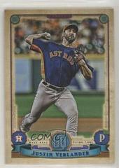 Justin Verlander [Bazooka Back] Baseball Cards 2019 Topps Gypsy Queen Prices