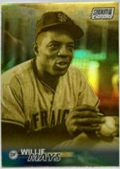 Willie Mays [Chrome Gold Minted] #10 Baseball Cards 2023 Stadium Club Prices