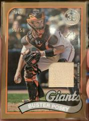 Buster Posey [Gold] Baseball Cards 2024 Topps 1989 Relic Prices