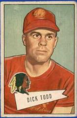 Dick Todd #43 Football Cards 1952 Bowman Small Prices