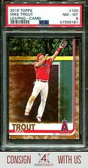 Mike Trout [Leaping Camo] Baseball Cards 2019 Topps Prices