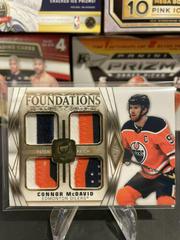 Connor McDavid #F-CM Hockey Cards 2020 Upper Deck The Cup Foundations Quad Jersey Prices