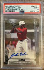 Jordan Walker [Hobby] Baseball Cards 2020 Leaf Draft Autographs Prices