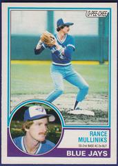 Rance Mulliniks #277 Baseball Cards 1983 O Pee Chee Prices