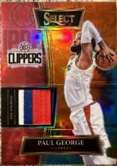 Paul George [Tie Dye Prizm] Basketball Cards 2021 Panini Select Selective Swatches Prices