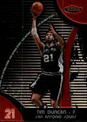 Tim Duncan #21 Basketball Cards 2007 Finest Prices