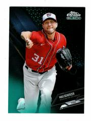Max Scherzer [Green Refractor] #11 Baseball Cards 2021 Topps Chrome Black Prices