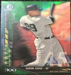 Aaron Judge [Green Refractor] #BTP-45 Baseball Cards 2017 Bowman Scouts' Top 100 Prices
