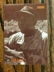 Hank Aaron [Sepia] Baseball Cards 2021 Stadium Club Prices