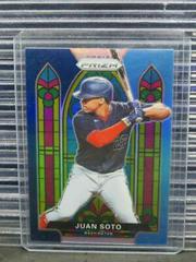 Juan Soto [Carolina Blue Prizm] #SG-3 Baseball Cards 2021 Panini Prizm Stained Glass Prices