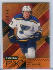 Jake Neighbours [Orange] Hockey Cards 2021 Upper Deck Synergy FX Rookies Prices