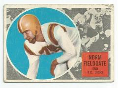 Norm Fieldgate #6 Football Cards 1960 Topps CFL Prices