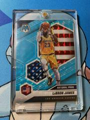LeBron James [Blue Fluorescent] Basketball Cards 2020 Panini Mosaic Prices