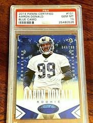 Aaron Donald [Blue] #101 Football Cards 2014 Panini Certified Prices