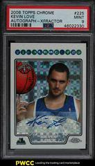 Kevin Love [Autograph Xfractor] #225 Basketball Cards 2008 Topps Chrome Prices