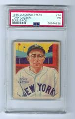 Tony Lazzeri [Blue Back] #74 Baseball Cards 1935 Diamond Stars Prices