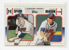Tommy Hanson, Warren Spahn #LL14 Baseball Cards 2010 Topps Legendary Lineage Prices