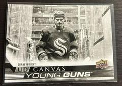 Shane Wright [Black & White] Hockey Cards 2022 Upper Deck UD Canvas Prices
