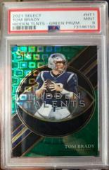 Tom Brady [Green] #HT-1 Football Cards 2021 Panini Select Hidden Talents Prices