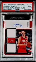 Alperen Sengun #RD-ASG Basketball Cards 2021 Panini One and One Rookie Dual Jersey Autographs Prices