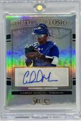 Gabriel Moreno #YES-GM Baseball Cards 2022 Panini Select Youth Explosion Signatures Prices