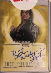 Bret Hart [Gold] #UA-BH Wrestling Cards 2017 Topps WWE Undisputed Autographs Prices
