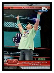 John Cena Asks Undertaker for One More Match [Silver] Wrestling Cards 2019 Topps WWE Road to Wrestlemania Prices