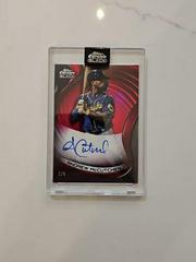 Andrew McCutchen [Red] Baseball Cards 2022 Topps Chrome Black Autographs Prices
