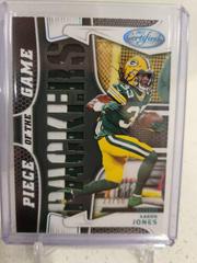 Aaron Jones [Teal] #PG-AJ Football Cards 2022 Panini Certified Piece of the Game Prices
