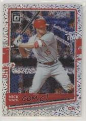 Nick Senzel [White Sparkle] Baseball Cards 2020 Panini Donruss Optic Prices