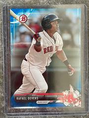 Rafael Devers [Blue] Baseball Cards 2017 Bowman Prospects Prices